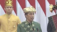 Senyum Jokowi Dan Tepuk Tangan Warnai Pidato Puan Soal Dua Sayap Burung