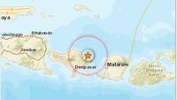 Update 43 Kali Gempa Guncang Karangasem Hingga Malam Ini