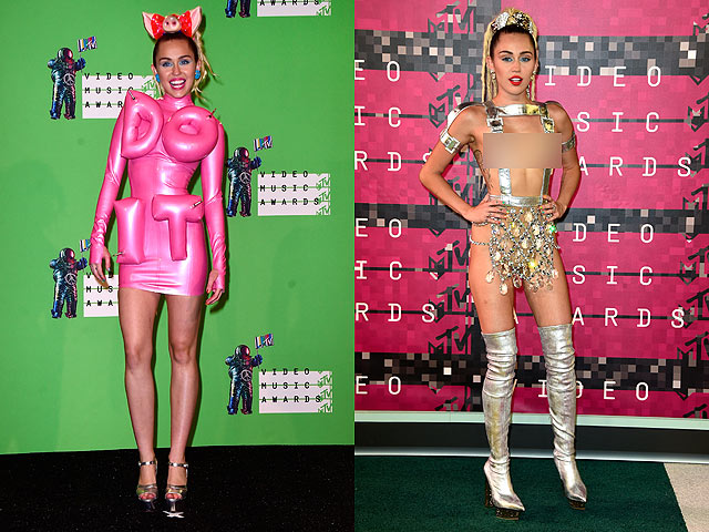 Nyentrik Hingga Nyaris Bugil Busana Miley Cyrus Di Mtv Vma