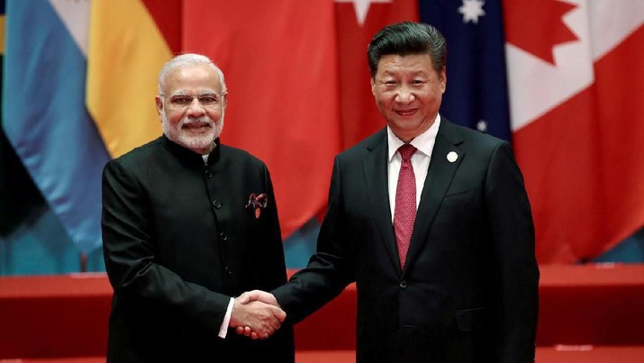 PM India Narendra Modi dan Presiden China Xi Jinping di Zhejiang, China, 4 September 2016. REUTERS/Damir Sagolj/File Photo