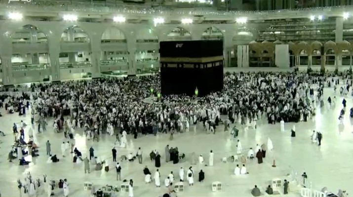 Kondisi terkini Mekkah yang sepi dengan adanya isu virus corona. (Dok: Makkah Live)