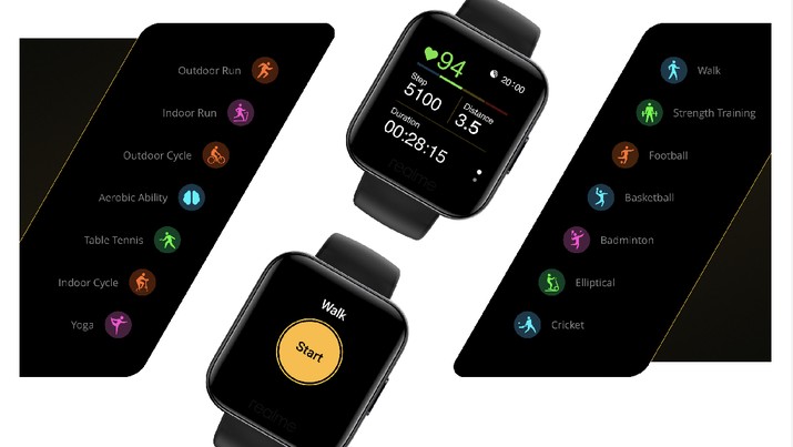 Realme Luncurkan Smartwatch, Harganya Rp 700 Ribuan