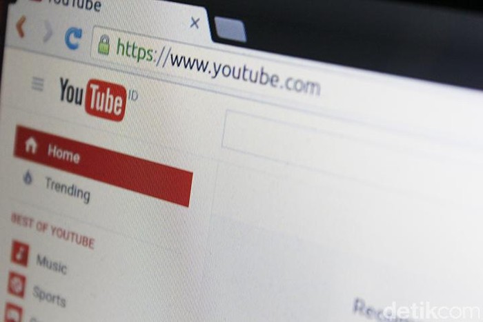 YouTube. Foto: detikINET/Irna Prihandini YouTube. Foto: detikINET/Irna Prihandini