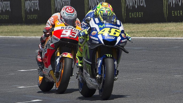 Dorna Akan Bicara dengan Marquez dan Rossi di Austin Dorna Akan Bicara dengan Marquez dan Rossi di Austin