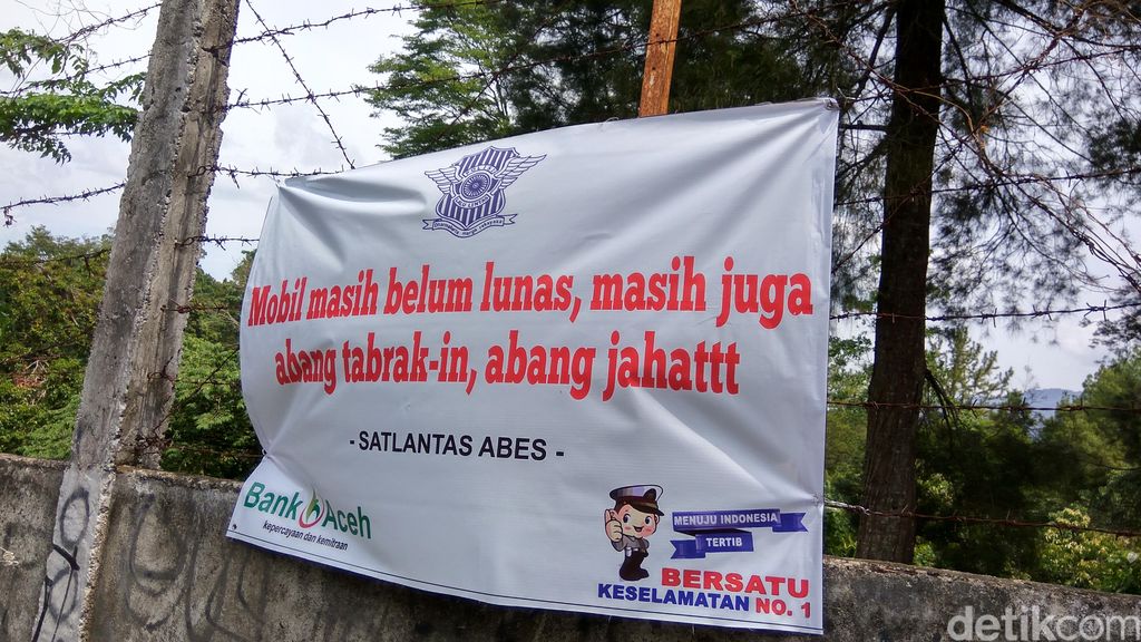 Polisi Di Aceh Besar Pasang Spanduk Lucu Seperti Ini Agar Pemudik