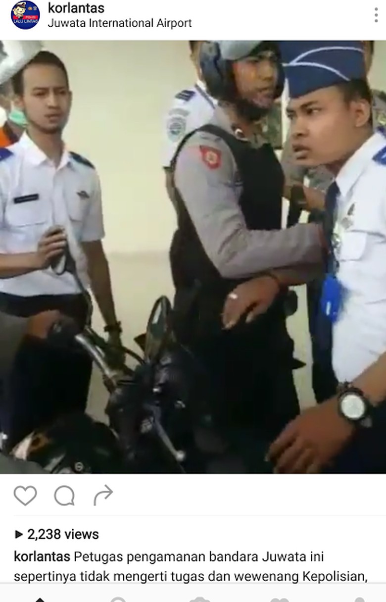 Cekcok Polisi Dan Petugas Bandara Di Tarakan Diunggah Ke Media Sosial