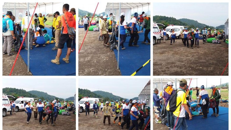 Mendarat Tak Sempurna, Atlet Paralayang Kaltim Cedera Mendarat Tak Sempurna, Atlet Paralayang Kaltim Cedera