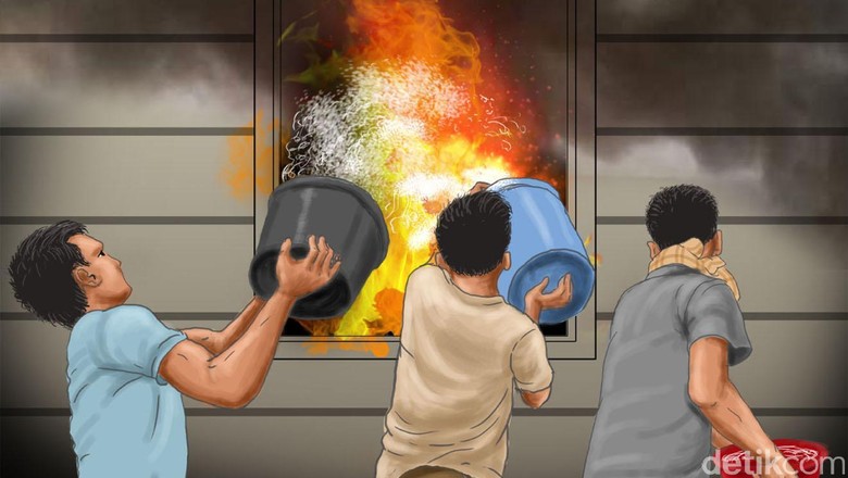 2 Rumah Kontrakan di Tanjung Priok Terbakar 2 Rumah Kontrakan di Tanjung Priok Terbakar