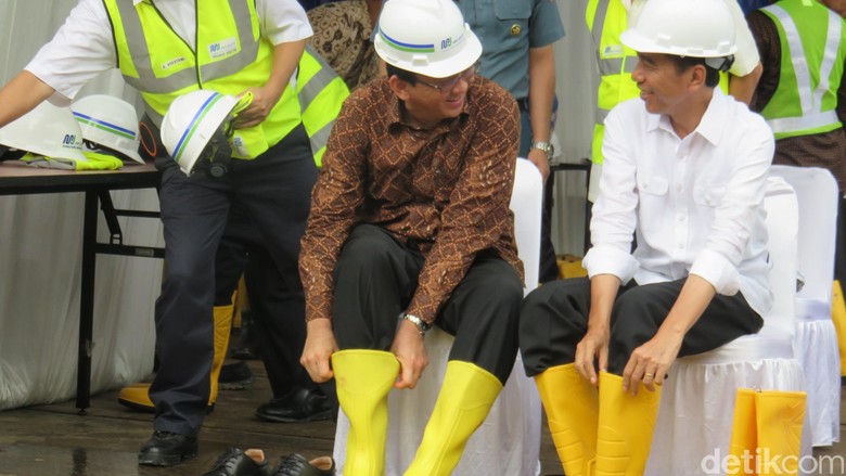 Bertemu Ahok, Jokowi Bicara Macet Parah di Pancoran Bertemu Ahok, Jokowi Bicara Macet Parah di Pancoran