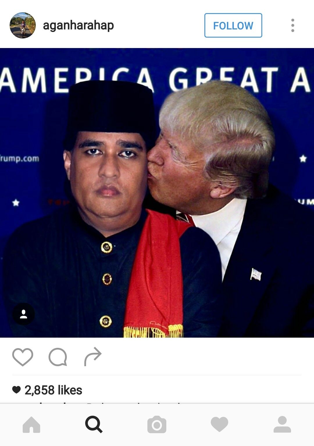 Kumpulan Gambar Meme Lucu Trump DP BBM Lucu