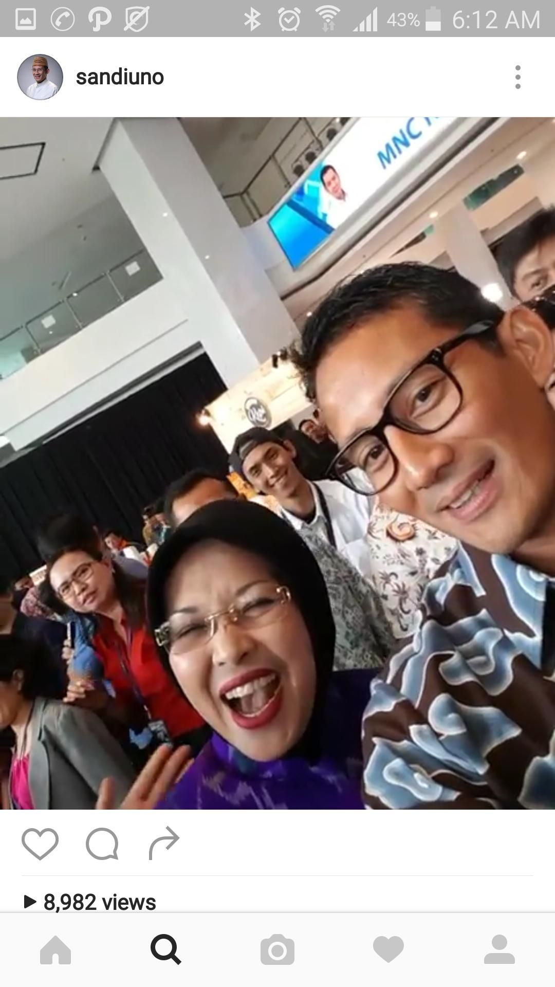 Kala Sandiaga Uno Wawancarai Sylviana Murni Soal Program Kerja Untuk DKI