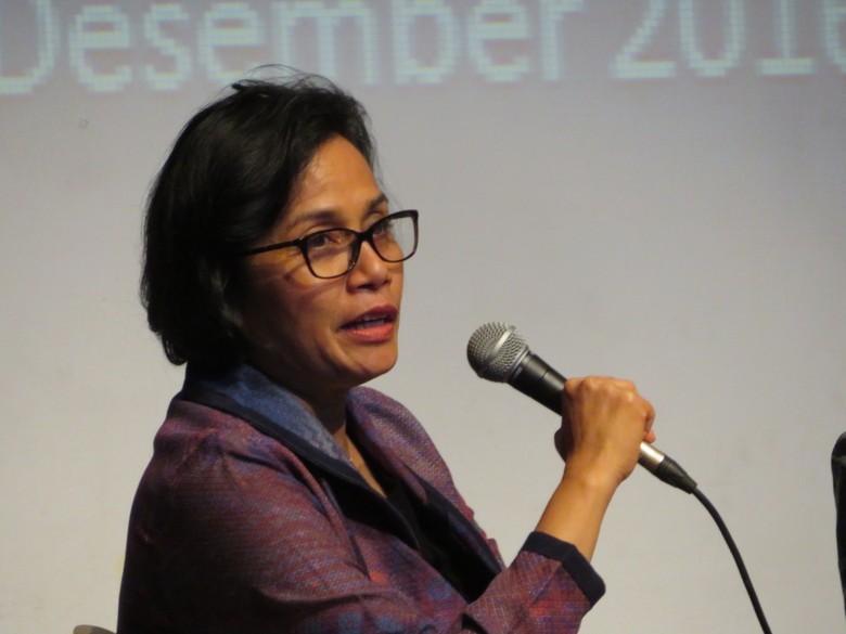 Saat Menkeu Sri Mulyani Nyanyi, Esok kan Masih Ada Saat Menkeu Sri Mulyani Nyanyi, Esok kan Masih Ada