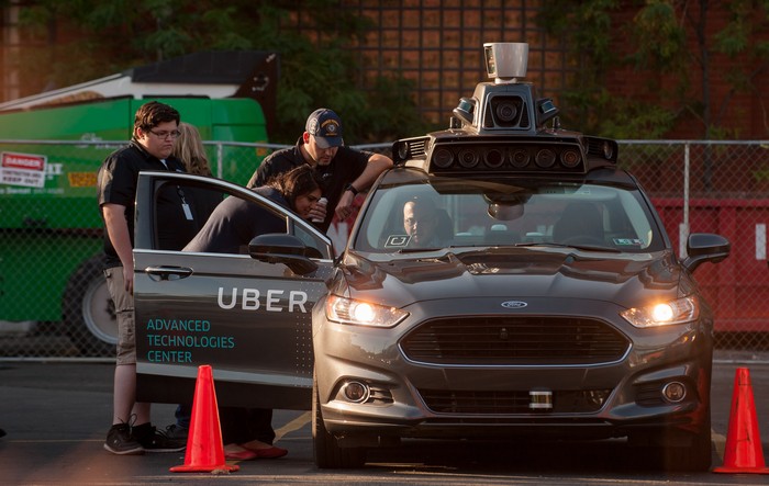 Ilustrasi mobil otonom Uber (Foto: Jeff Swensen - Gettyimages) Ilustrasi mobil otonom Uber (Foto: Jeff Swensen - Gettyimages)