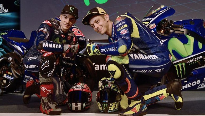 Rekanan dengan Rossi Tak Sesulit yang Dibayangkan Vinales Rekanan dengan Rossi Tak Sesulit yang Dibayangkan Vinales