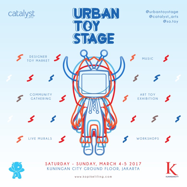 45 Seniman Visual dari 7 Kota Ikuti Urban Toy Stage 2017 45 Seniman Visual dari 7 Kota Ikuti Urban Toy Stage 2017