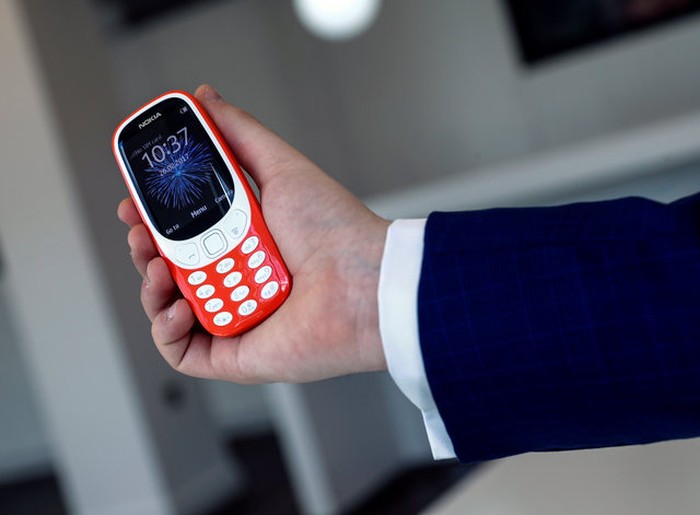 Nokia 3310 reborn. Foto: Reuters Nokia 3310 reborn. Foto: Reuters