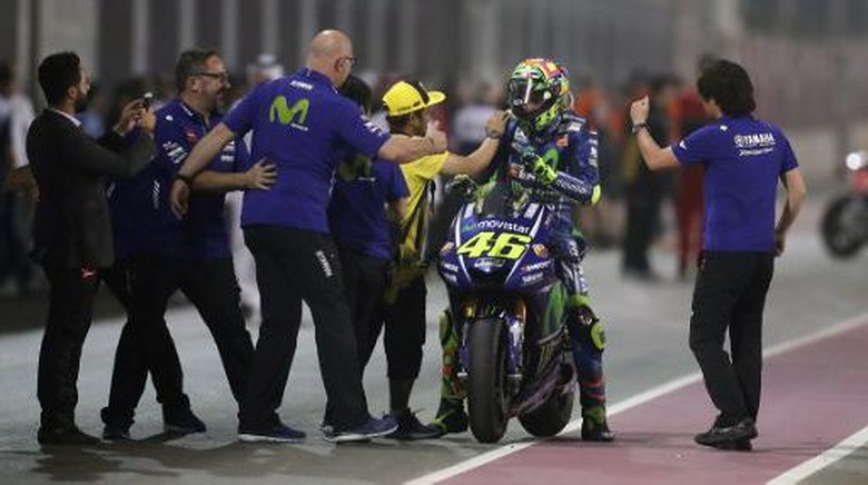 Naik Podium di Losail, Rahasia Rossi adalah... Naik Podium di Losail, Rahasia Rossi adalah...