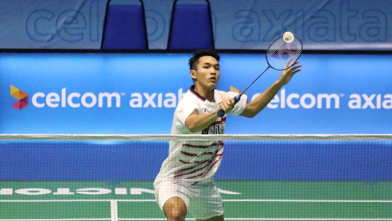 Singkirkan Anthony, Jonatan Christie Lolos Babak Kedua Singkirkan Anthony, Jonatan Christie Lolos Babak Kedua