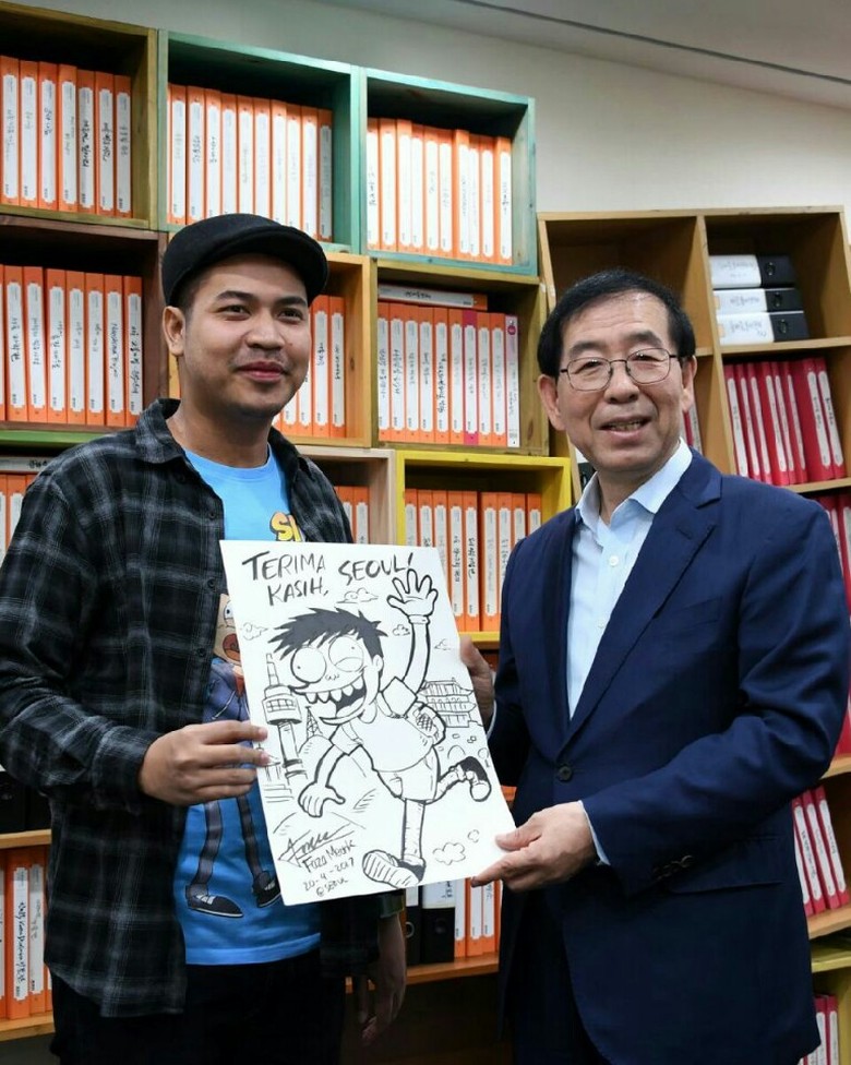 Komikus Faza Meonk Dinobatkan Jadi Duta Pariwisata Seoul Komikus Faza Meonk Dinobatkan Jadi Duta Pariwisata Seoul