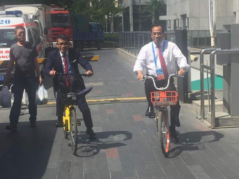 Menhub Harap Sistem Bike Sharing di China Bisa Ada di Kampus RI Menhub Harap Sistem Bike Sharing di China Bisa Ada di Kampus RI