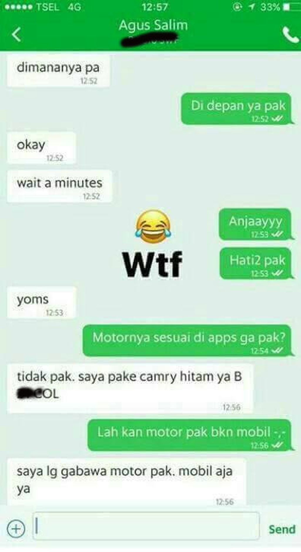 Gambar Meme Chat Grab Kumpulan Gambar DP BBM Manchester United Terbaru