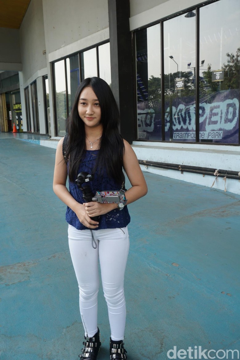 Main Trampoline, Sandrina IMB Merasa Berat Badan Turun Main Trampoline, Sandrina IMB Merasa Berat Badan Turun