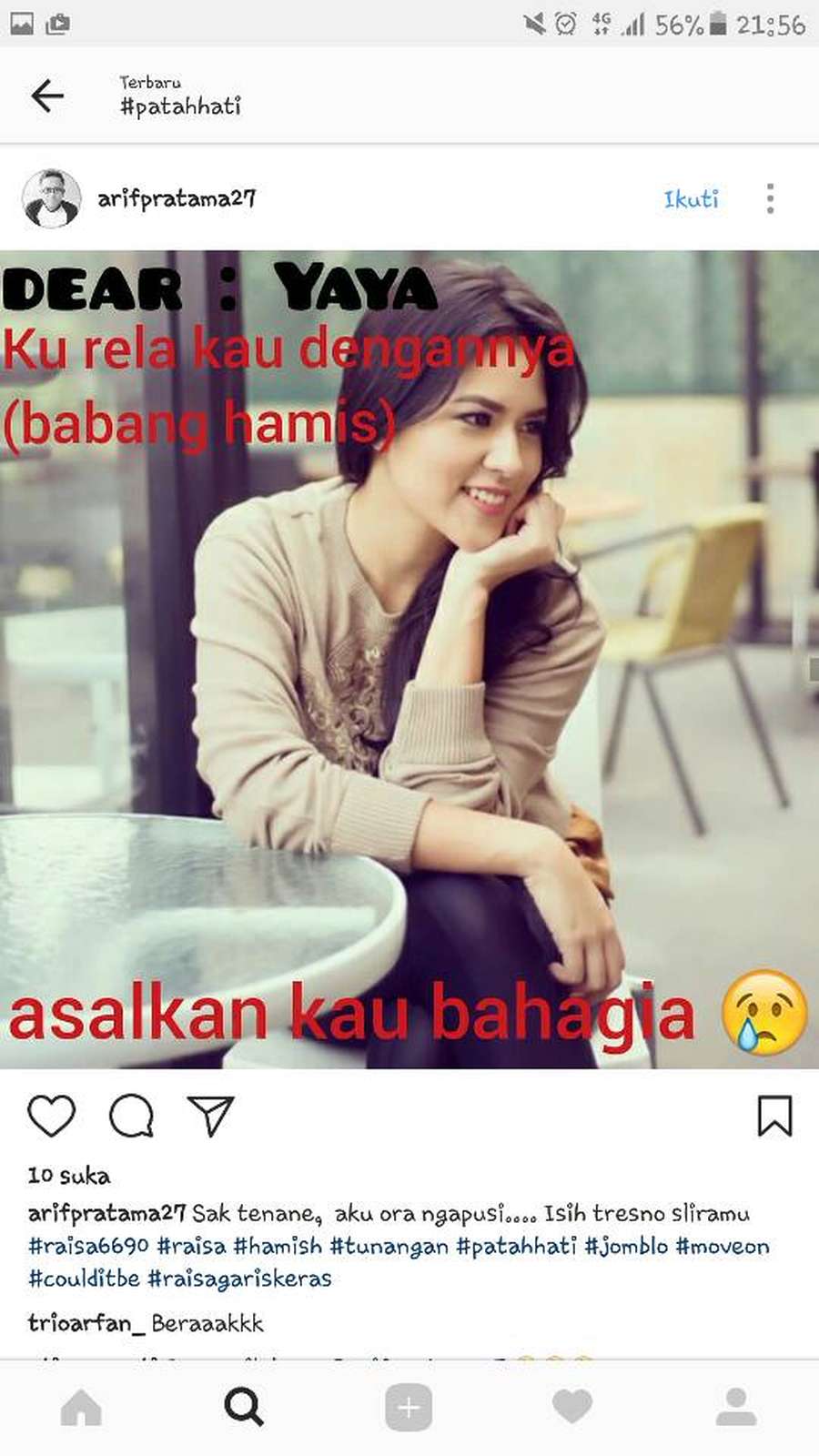 Raisa Tunangan Reaksi Dan Meme Patah Hati Nasional Merebak