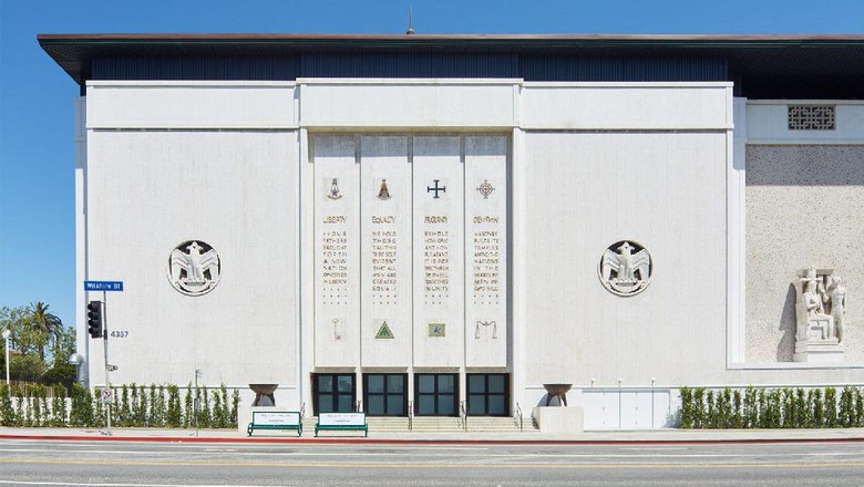 Galeri seni Los Angeles bekas markas Freemason (marcianoartfoundation.org) Galeri seni Los Angeles bekas markas Freemason (marcianoartfoundation.org)