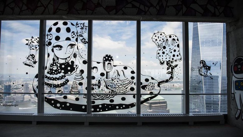 Ketika Galeri Seni Jalanan Ada di Lantai 69 World Trade Center Ketika Galeri Seni Jalanan Ada di Lantai 69 World Trade Center
