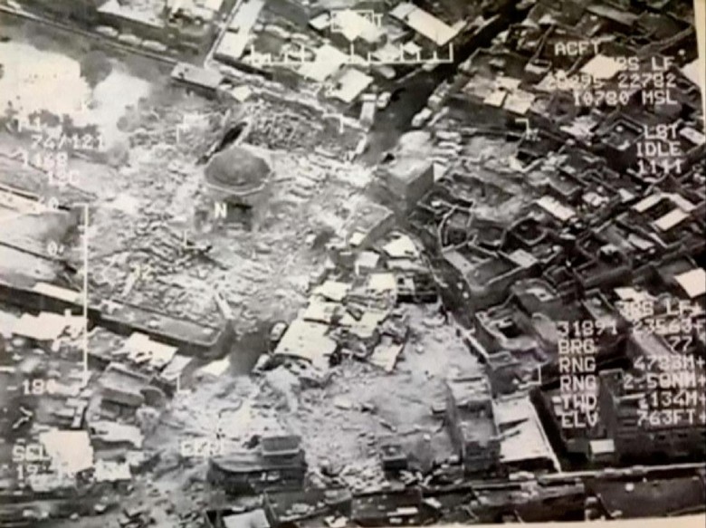 Diledakkan ISIS, Ini Penampakan Masjid Mosul yang Tinggal Puing Diledakkan ISIS, Ini Penampakan Masjid Mosul yang Tinggal Puing
