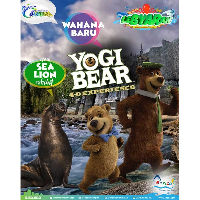 Bear Singa Laut Meriahkan Liburan Ancol Yogi Mewarnai Gambar