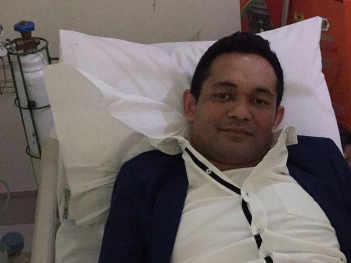 Foto: Boni Hargens sakit. (dok. Pribadi). Foto: Boni Hargens sakit. (dok. Pribadi).