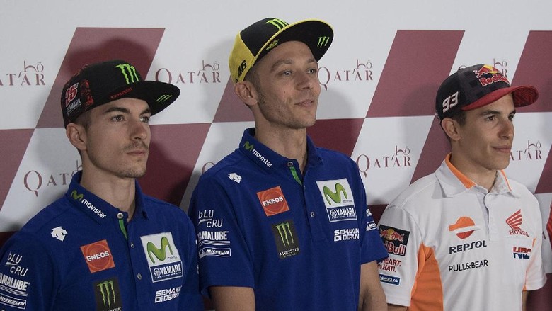 Vinales dan Rossi Jadi Rival Utama Marquez Saat Ini Vinales dan Rossi Jadi Rival Utama Marquez Saat Ini