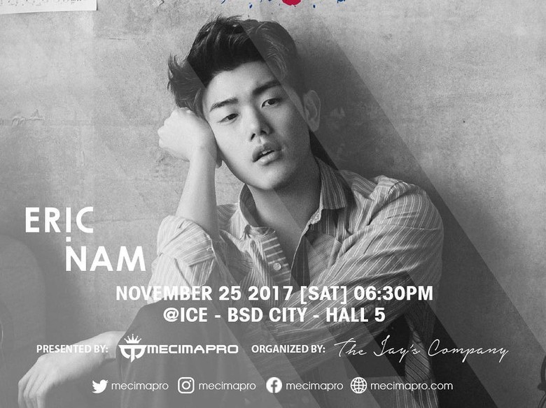 Pengumuman! Eric Nam Sambangi Jakarta Lewat Saranghaeyo Indonesia Pengumuman! Eric Nam Sambangi Jakarta Lewat Saranghaeyo Indonesia