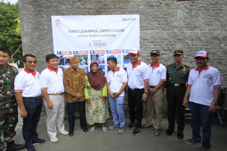 BNI Bedah 46 Rumah Veteran di Yogyakarta BNI Bedah 46 Rumah Veteran di Yogyakarta