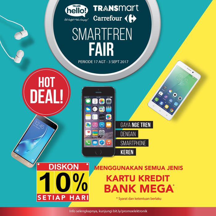 Foto: Promo Spesial Smartphone di Transmart Carrefour (Dok. Transmart Carrefour) Foto: Promo Spesial Smartphone di Transmart Carrefour (Dok. Transmart Carrefour)