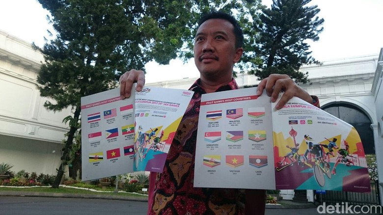 Laporkan Bendera Terbalik ke Jokowi, Menpora: Beliau Manggut-manggut Laporkan Bendera Terbalik ke Jokowi, Menpora: Beliau Manggut-manggut