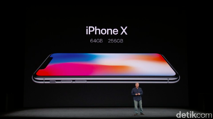 iPhone X. Foto: Achmad Rouzni Noor II/detikINET iPhone X. Foto: Achmad Rouzni Noor II/detikINET