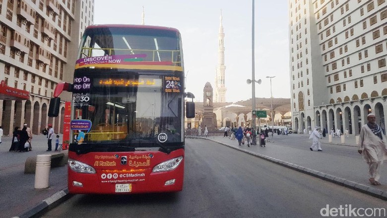 Bus City Tour di Madinah (Triono/detikTravel) Bus City Tour di Madinah (Triono/detikTravel)