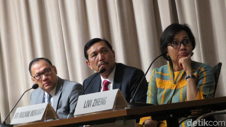 Luhut, Sri Mulyani dan Agus Marto Promosi IMF-WB 2018 di RI Luhut, Sri Mulyani dan Agus Marto Promosi IMF-WB 2018 di RI