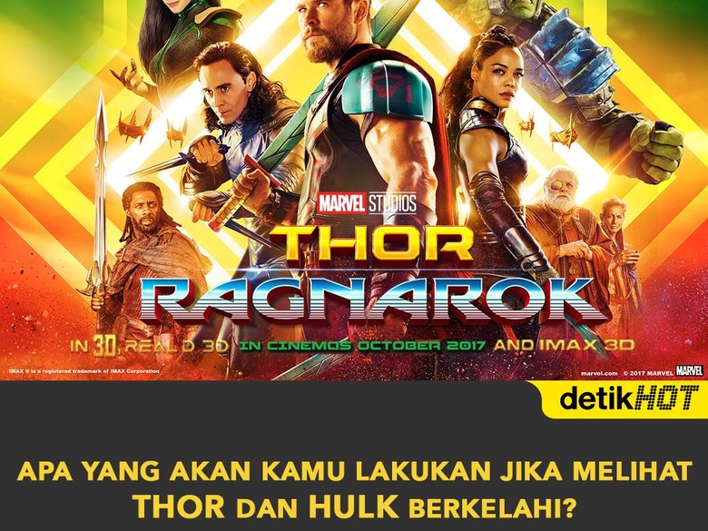 Yuk! Ikut Kuis detikHOT Bagi-bagi 40 Tiket Nonton Film Thor: Ragnarok Yuk! Ikut Kuis detikHOT Bagi-bagi 40 Tiket Nonton Film Thor: Ragnarok