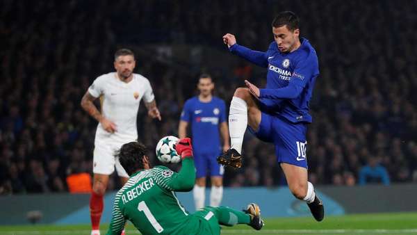 Chelsea Sementara Unggul 2-1 atas Roma Chelsea Sementara Unggul 2-1 atas Roma
