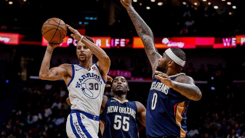 Warriors Bukukan Kemenangan Pertama Usai Kalahkan Pelicans Warriors Bukukan Kemenangan Pertama Usai Kalahkan Pelicans