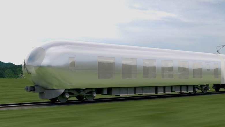Foto: Kereta transparan (CNN) Foto: Kereta transparan (CNN)