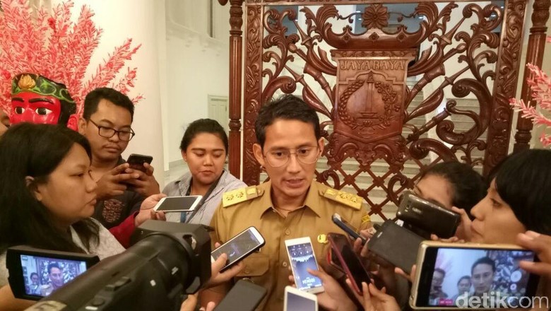 Image result for Foto: Wagub DKI Jakarta Sandiaga Uno (Marlinda/detikcom)