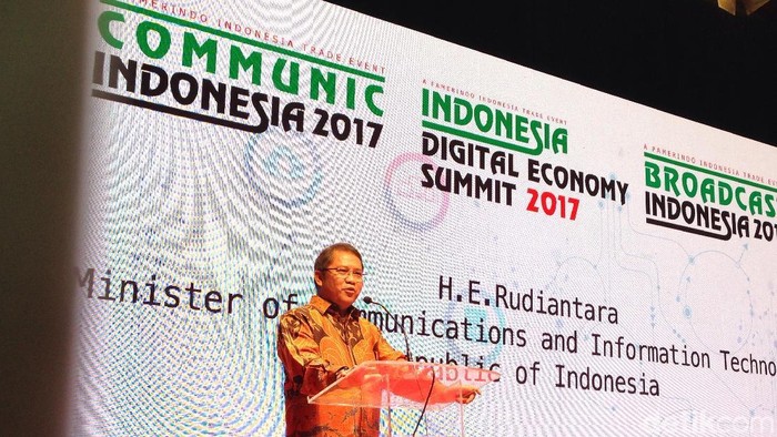 Menkominfo Rudiantara (Agus Tri Haryanto/detikINET) Menkominfo Rudiantara (Agus Tri Haryanto/detikINET)