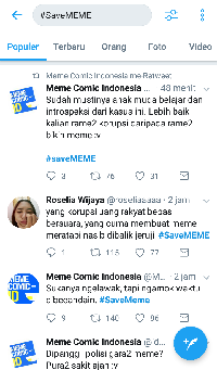 Polisikan Pembuat Meme Netizen Ramaikan SaveMeme Di Medsos