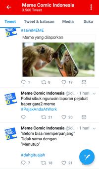 Meme Comic Indonesia Dilaporkan