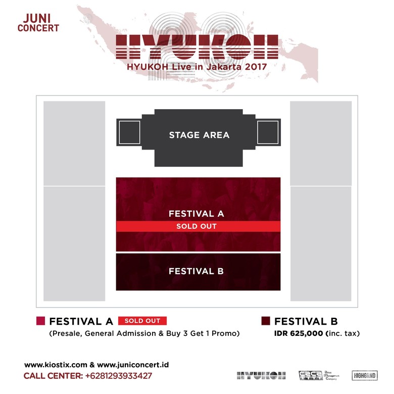 Hore! Kategori Tiket Konser Hyukoh di Jakarta Ditambah Hore! Kategori Tiket Konser Hyukoh di Jakarta Ditambah