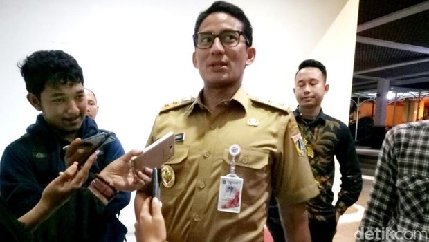 Image result for Wagub DKI Jakarta Sandiaga Uno (Mochammad Zhacky/detikcom)